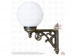 Kerti Aluminium Falikar, Lámpa TA-101.GLOB250